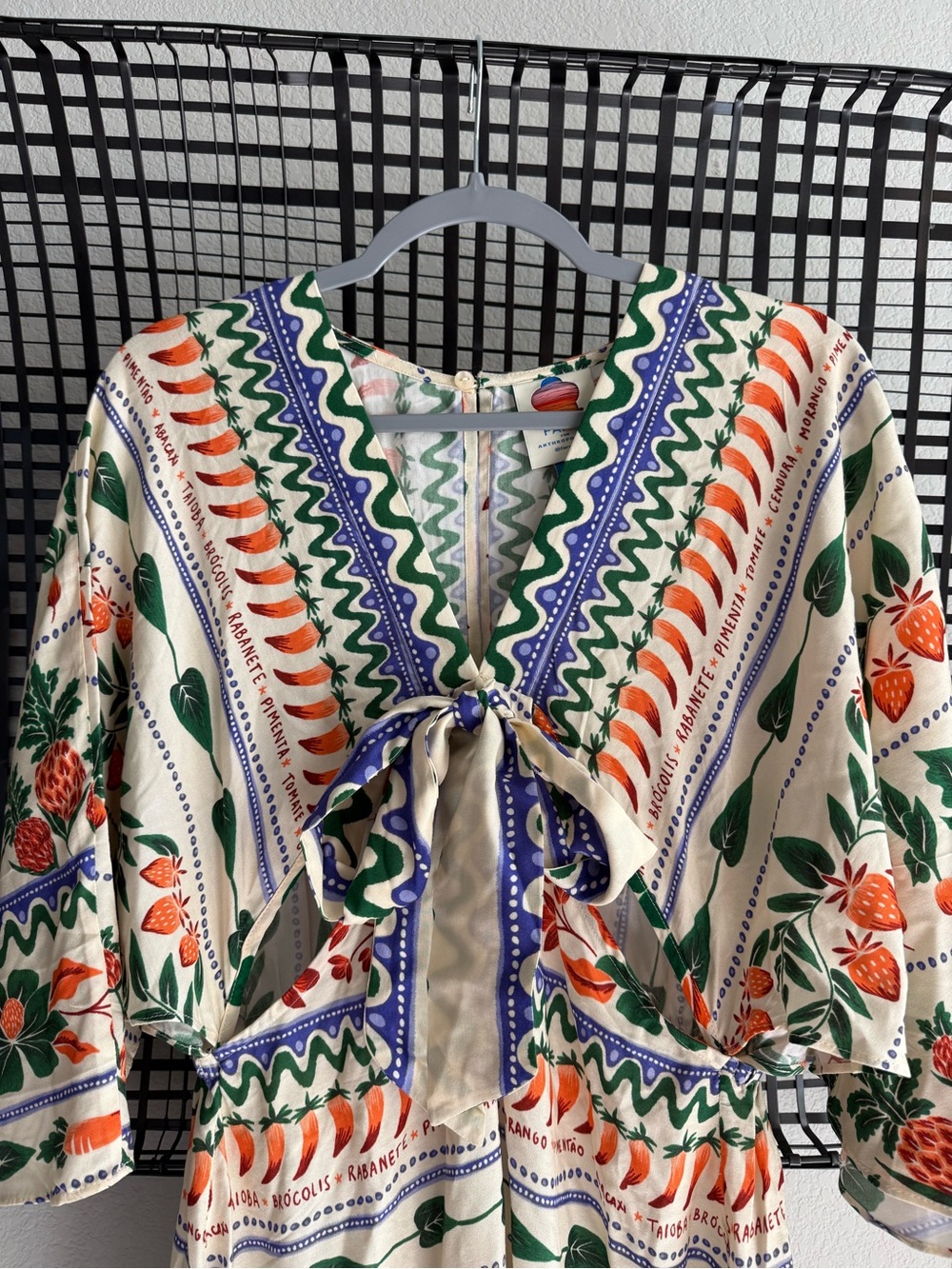 Farm Rio V-Neck Kaftan Maxi Dress - Picture 5 of 8